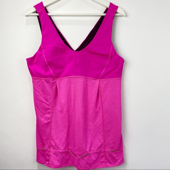 lululemon athletica Tops - Lululemon pink workout tank top